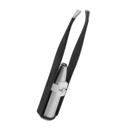Portable Stainless Steel Eyebrow Hair Remover with LED Light - ZOOMNSTORE