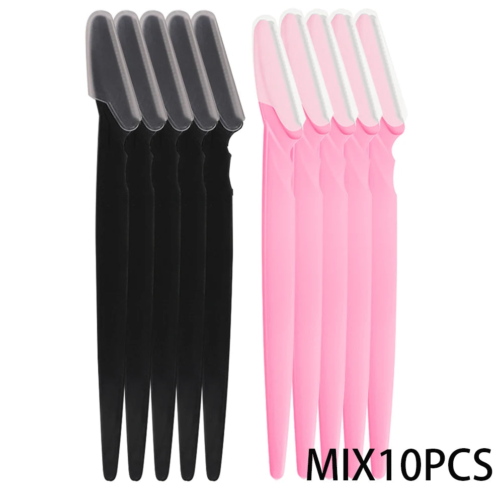 Eyebrow Razor Set - Multipurpose Face Razors for Men  Women Dermaplaning Tool - ZOOMNSTORE
