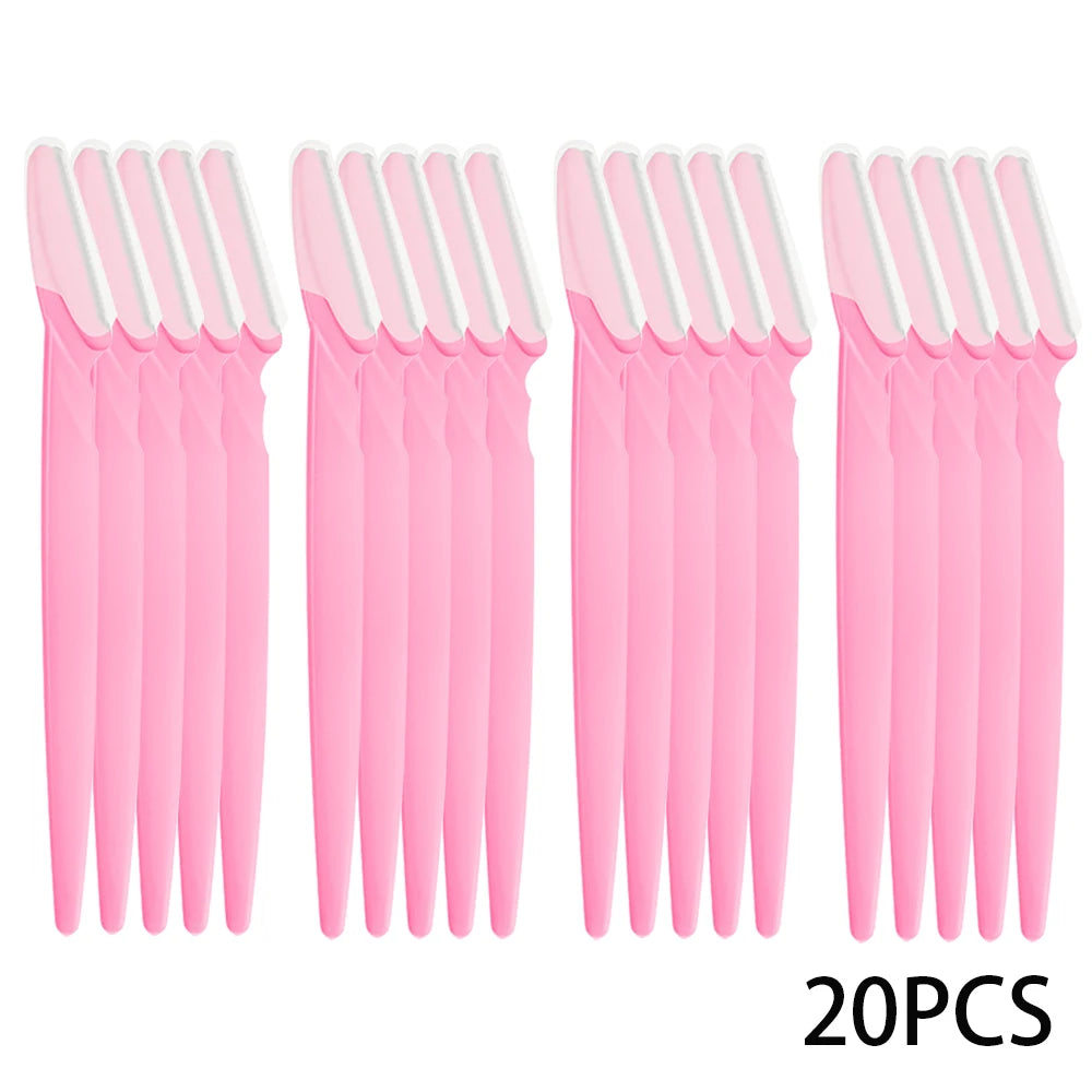 Eyebrow Razor Set - Multipurpose Face Razors for Men  Women Dermaplaning Tool - ZOOMNSTORE