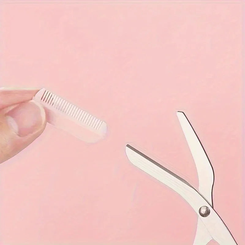 Eyebrow Grooming Kit - 3-Piece Trimmer Set with Scissors and Comb - ZOOMNSTORE