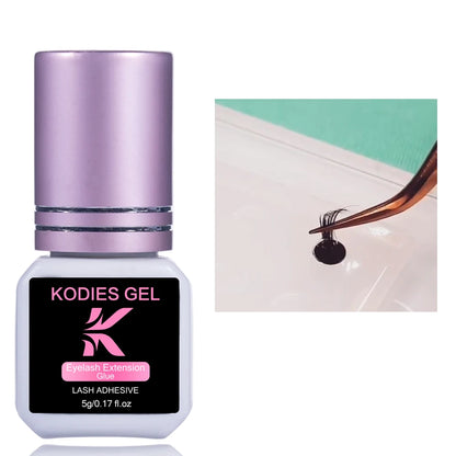 KODIES Extra Strong Eyelash Glue - 5g Waterproof Adhesive Quick Dry 05s - ZOOMNSTORE