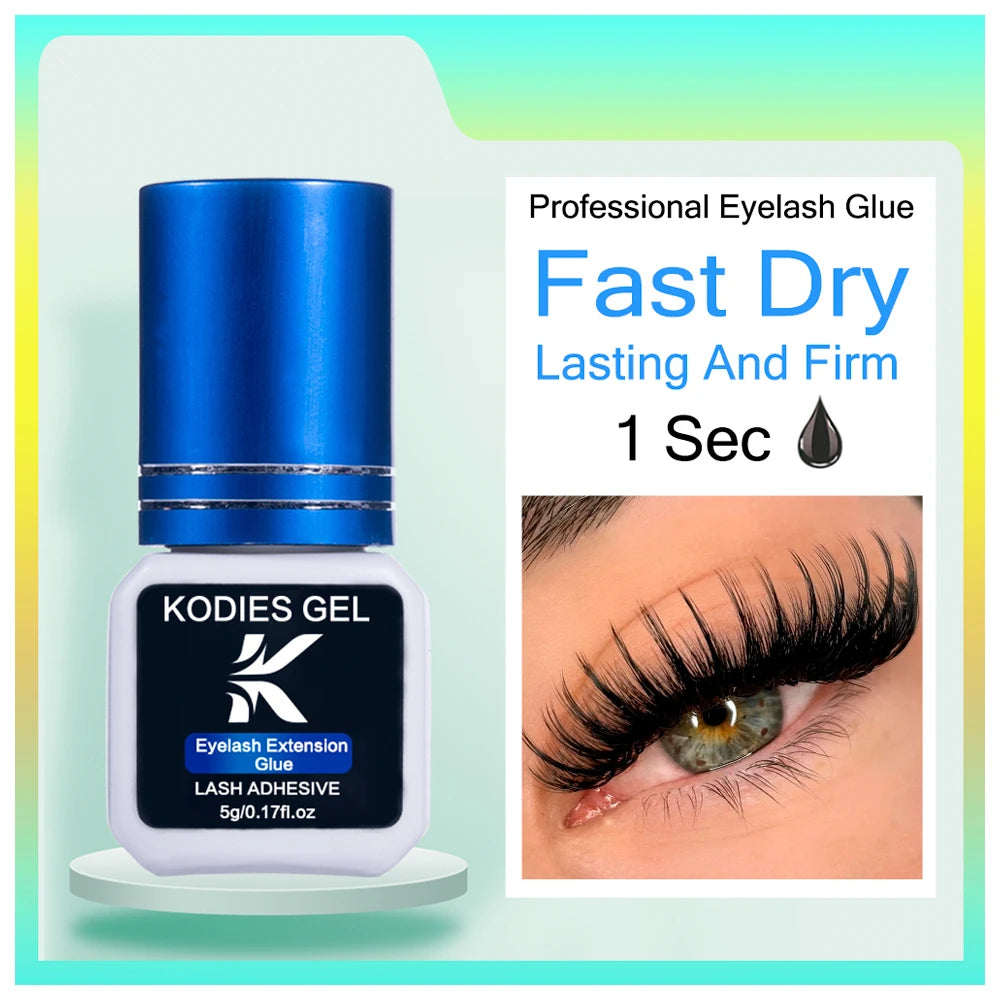KODIES Extra Strong Eyelash Glue - 5g Waterproof Adhesive Quick Dry 05s - ZOOMNSTORE