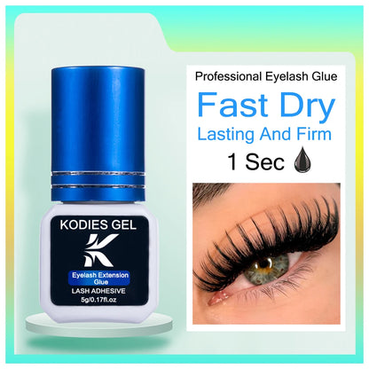 KODIES Extra Strong Eyelash Glue - 5g Waterproof Adhesive Quick Dry 05s - ZOOMNSTORE