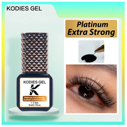 KODIES Extra Strong Eyelash Glue - 5g Waterproof Adhesive Quick Dry 05s - ZOOMNSTORE