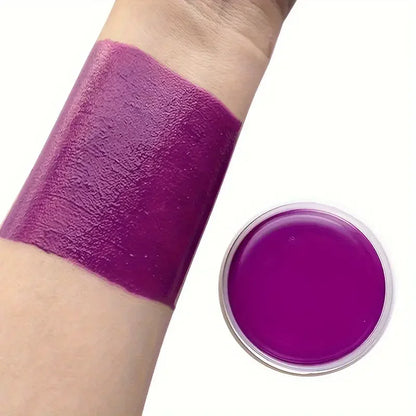 Black White Red Face Body Paint Adult Oil Body Paint Set FX Clown Vampire Skeleton Role Play Halloween Makeup with 6 Brushes - ZOOMNSTORE