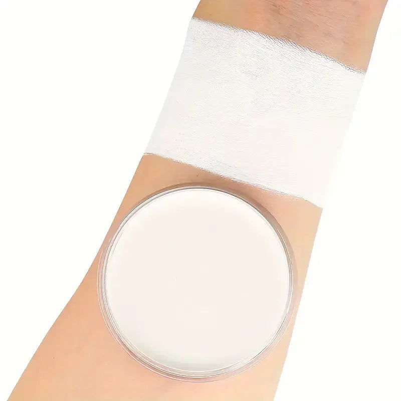 Black White Red Face Body Paint Adult Oil Body Paint Set FX Clown Vampire Skeleton Role Play Halloween Makeup with 6 Brushes - ZOOMNSTORE