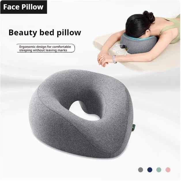 Face Down Pillow | Prone Pillow Memory Foam Ergonomic Massage Headrest for Comfort - ZOOMNSTORE