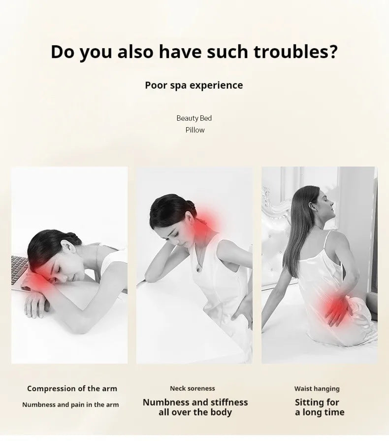 Face Down Pillow | Prone Pillow Memory Foam Ergonomic Massage Headrest for Comfort - ZOOMNSTORE