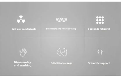 Face Down Pillow | Prone Pillow Memory Foam Ergonomic Massage Headrest for Comfort - ZOOMNSTORE