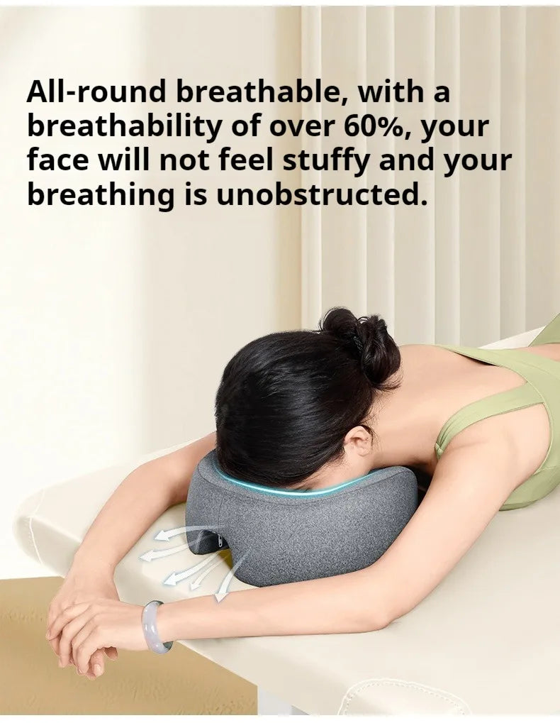 Face Down Pillow | Prone Pillow Memory Foam Ergonomic Massage Headrest for Comfort - ZOOMNSTORE