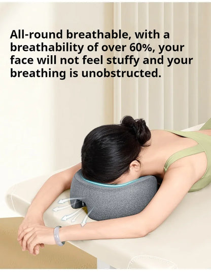 Face Down Pillow | Prone Pillow Memory Foam Ergonomic Massage Headrest for Comfort - ZOOMNSTORE