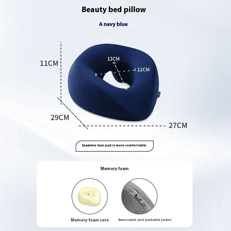 Face Down Pillow | Prone Pillow Memory Foam Ergonomic Massage Headrest for Comfort - ZOOMNSTORE