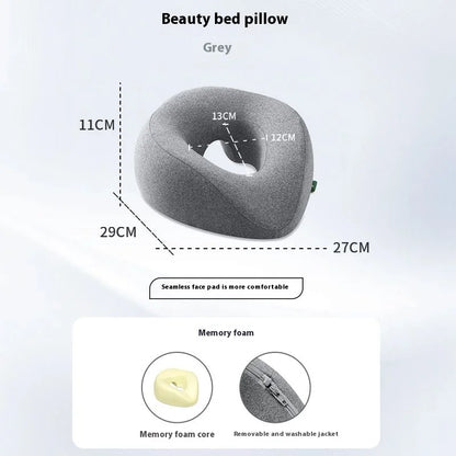 Face Down Pillow | Prone Pillow Memory Foam Ergonomic Massage Headrest for Comfort - ZOOMNSTORE