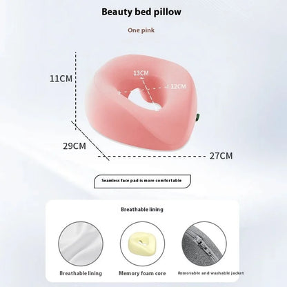 Face Down Pillow | Prone Pillow Memory Foam Ergonomic Massage Headrest for Comfort - ZOOMNSTORE