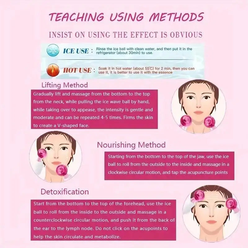 Facial Cooling Globes – Ice Globes & Face Cooling Balls for Eye Puffiness Relief - ZOOMNSTORE