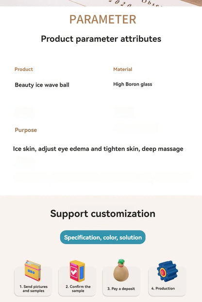 Facial Cooling Globes – Ice Globes & Face Cooling Balls for Eye Puffiness Relief - ZOOMNSTORE