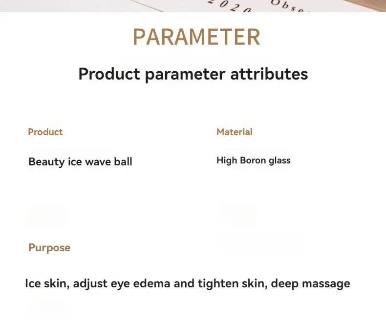 Facial Cooling Globes – Ice Globes & Face Cooling Balls for Eye Puffiness Relief - ZOOMNSTORE