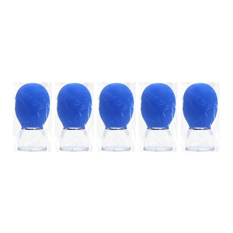 Facial Silicone Cupping | Mini Eye Cups Vacuum Suction Massage Set for Lymphatic Drainage - ZOOMNSTORE