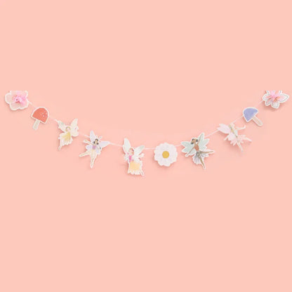 Fairy Princess Party Set - Disposable Tableware with Butterfly Plates Napkins and Cups for Girls Birthday Decor - ZOOMNSTORE