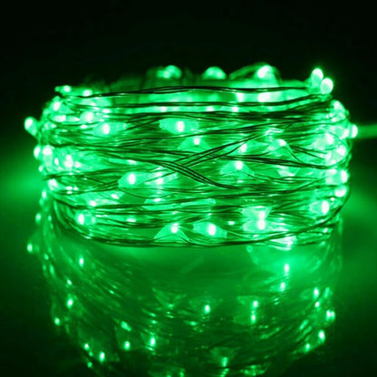 Fairy Light String - LED Copper Wire Battery Powered for Bedroom Garden Party Wedding Decoration 123510M - ZOOMNSTORE