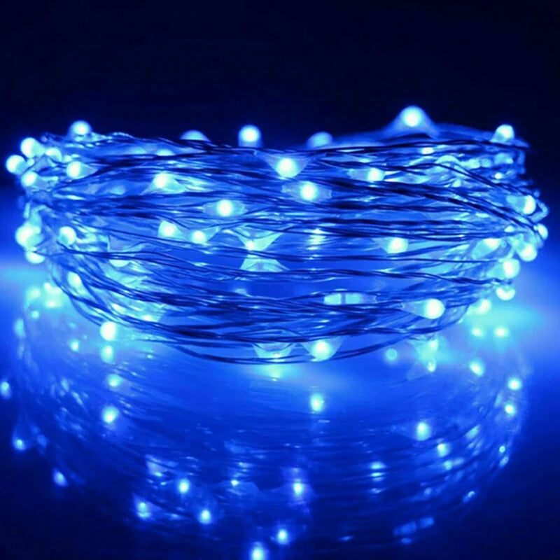 Fairy Light String - LED Copper Wire Battery Powered for Bedroom Garden Party Wedding Decoration 123510M - ZOOMNSTORE