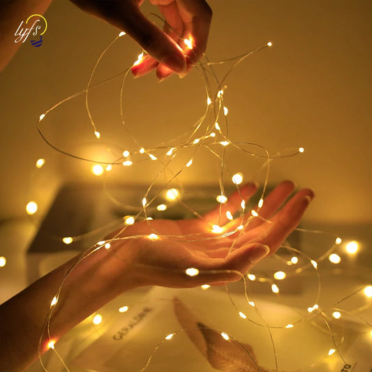 Fairy Lights String - Battery Operated Home Decor for Christmas Weddings and New Year - ZOOMNSTORE