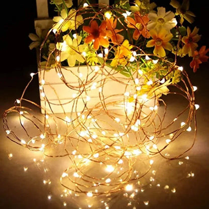 Fairy Lights String - Battery Operated Home Decor for Christmas Weddings and New Year - ZOOMNSTORE