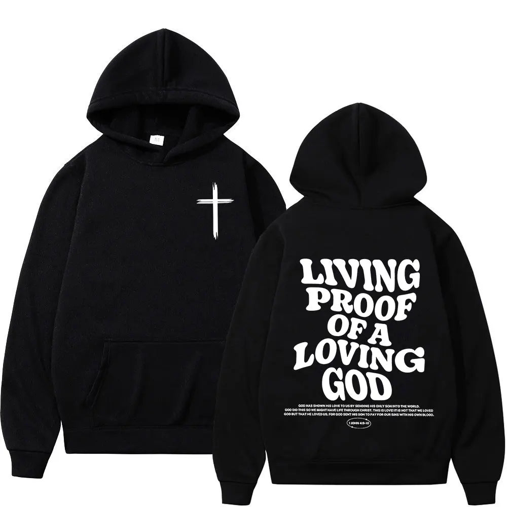 Faith Over Fear Hoodie - Christian Vintage Sweatshirt for Men  Women - ZOOMNSTORE