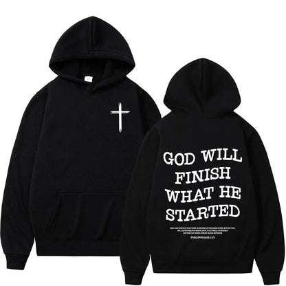 Faith Over Fear Hoodie - Christian Vintage Sweatshirt for Men  Women - ZOOMNSTORE