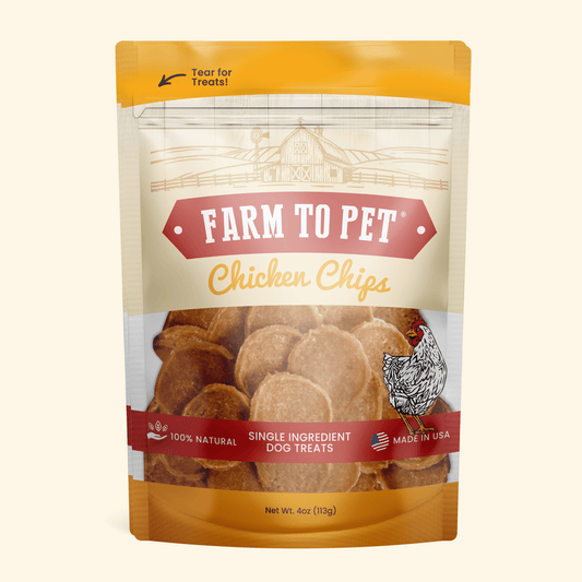 Chicken Chips for Dogs | All-Natural Single-Ingredient Dog Treats - ZOOMNSTORE