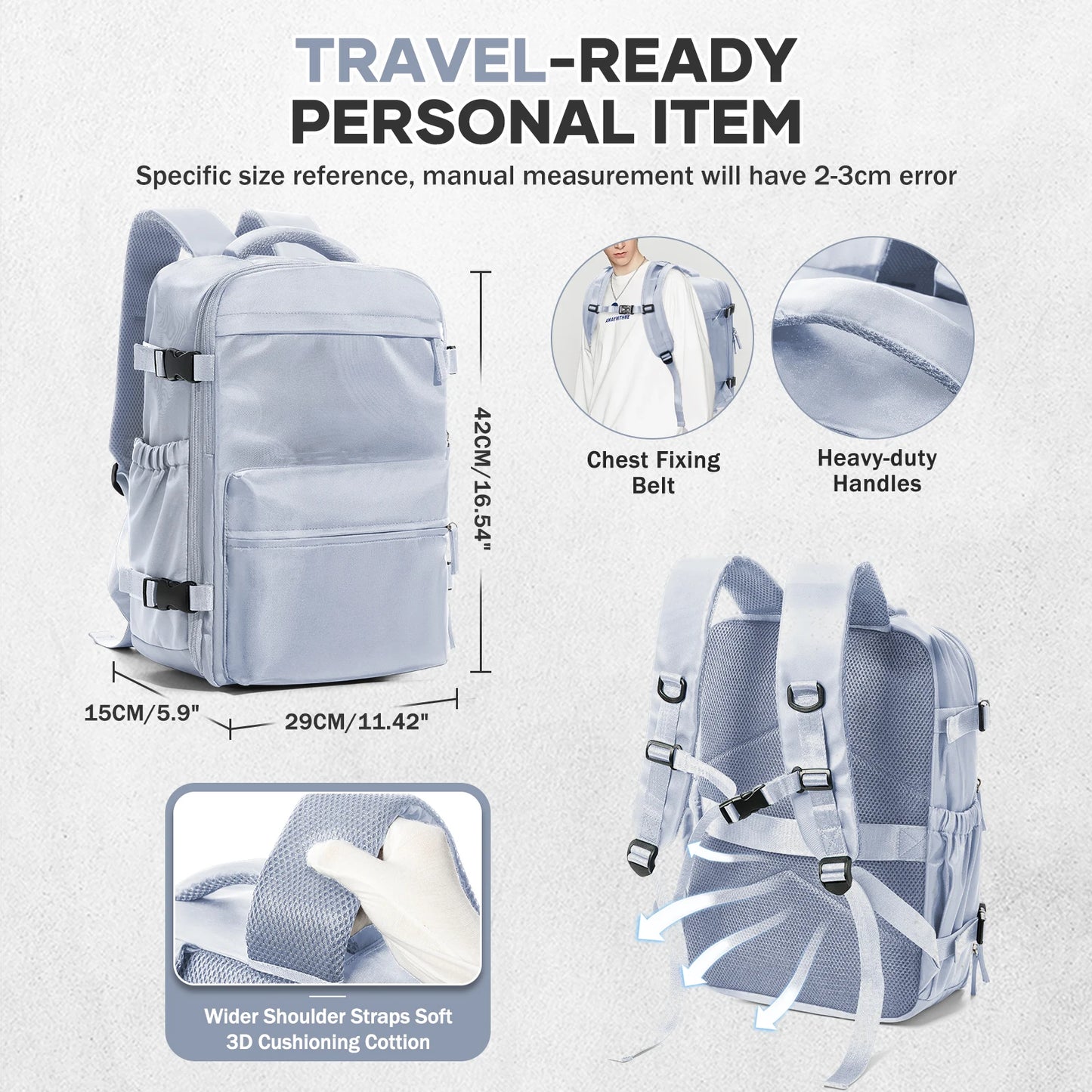 Fashion College Backpack - 156in Laptop  Hiking Travel Backpack for Men and Women - ZOOMNSTORE
