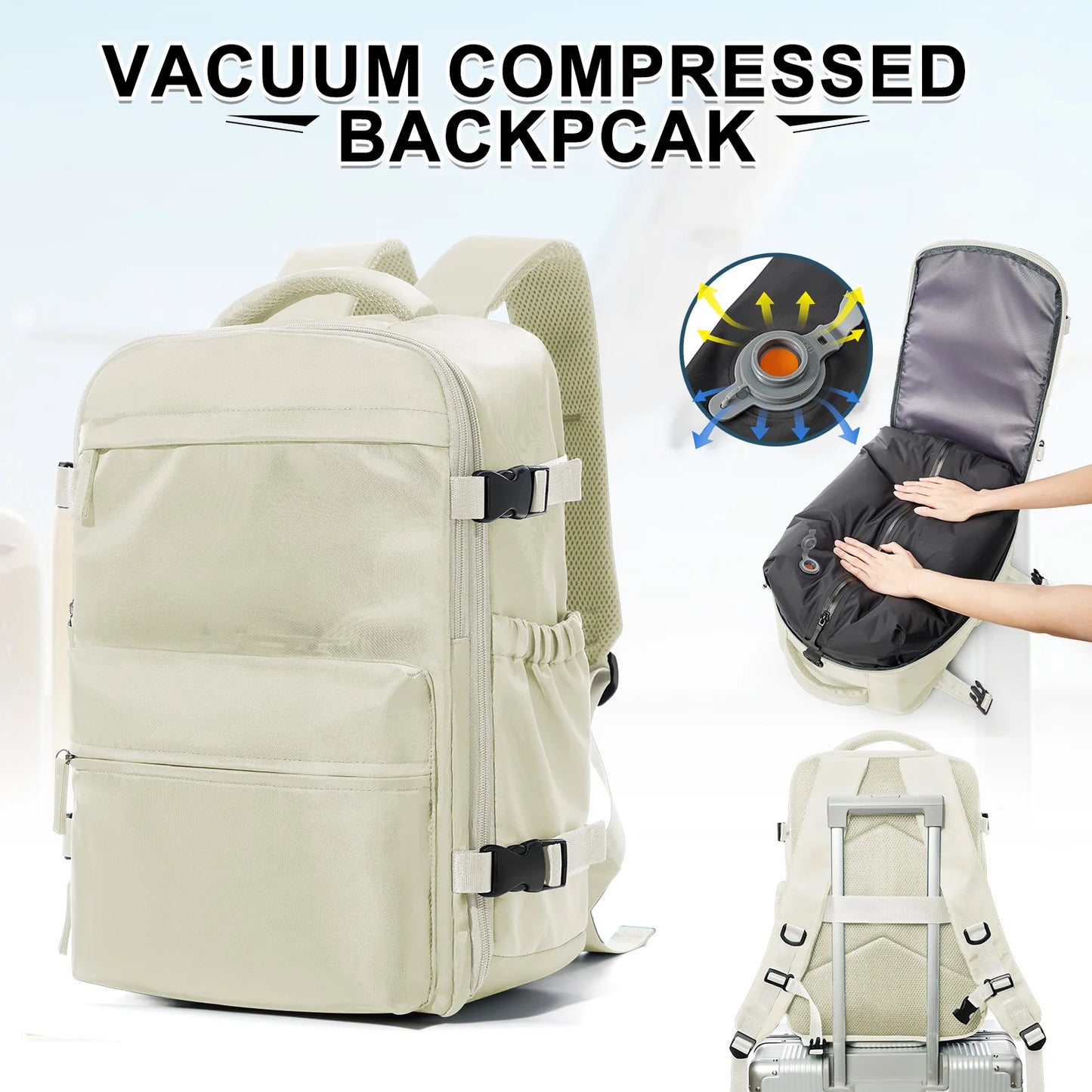 Fashion College Backpack - 156in Laptop  Hiking Travel Backpack for Men and Women - ZOOMNSTORE