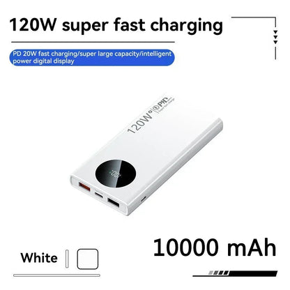 500000mAh Fast Charging Power Bank 120W High Capacity Powerbank Portable Battery Charger For iPhone Samsung Huawei 2025 New - ZOOMNSTORE