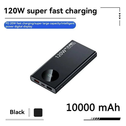 500000mAh Fast Charging Power Bank 120W High Capacity Powerbank Portable Battery Charger For iPhone Samsung Huawei 2025 New - ZOOMNSTORE