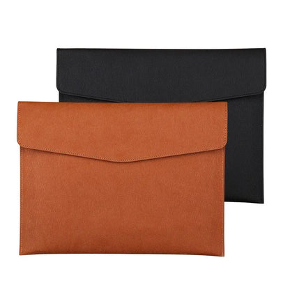 Faux Leather Document Bag - Business Document Folder A4 Office Storage - ZOOMNSTORE
