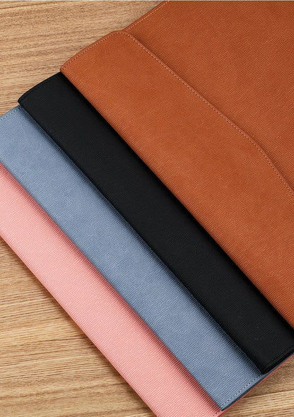 Faux Leather Document Bag - Business Document Folder A4 Office Storage - ZOOMNSTORE