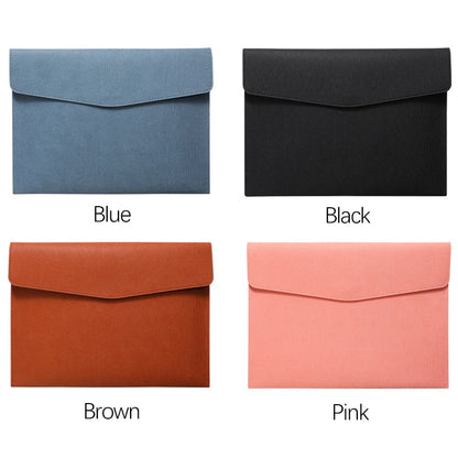 Faux Leather Document Bag - Business Document Folder A4 Office Storage - ZOOMNSTORE