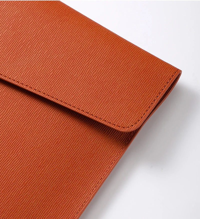 Faux Leather Document Bag - Business Document Folder A4 Office Storage - ZOOMNSTORE
