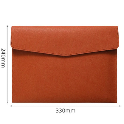 Faux Leather Document Bag - Business Document Folder A4 Office Storage - ZOOMNSTORE