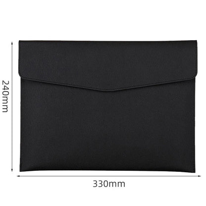 Faux Leather Document Bag - Business Document Folder A4 Office Storage - ZOOMNSTORE