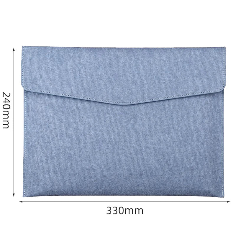 Faux Leather Document Bag - Business Document Folder A4 Office Storage - ZOOMNSTORE