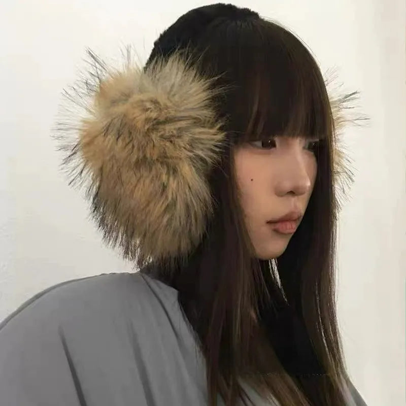 Faux Mink Earmuffs – Thick Winter Ear Warmers | Soft Plush Ear Muffs for Men & Women - ZOOMNSTORE