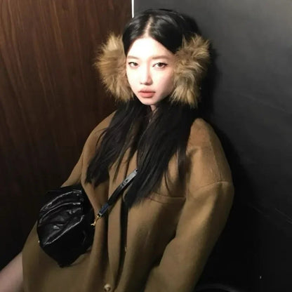 Faux Mink Earmuffs – Thick Winter Ear Warmers | Soft Plush Ear Muffs for Men & Women - ZOOMNSTORE