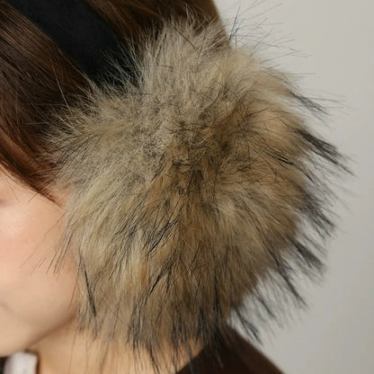 Faux Mink Earmuffs – Thick Winter Ear Warmers | Soft Plush Ear Muffs for Men & Women - ZOOMNSTORE