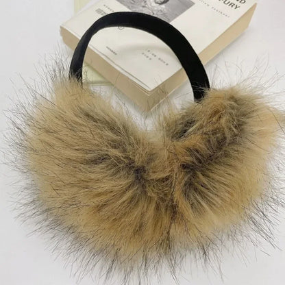 Faux Mink Earmuffs – Thick Winter Ear Warmers | Soft Plush Ear Muffs for Men & Women - ZOOMNSTORE