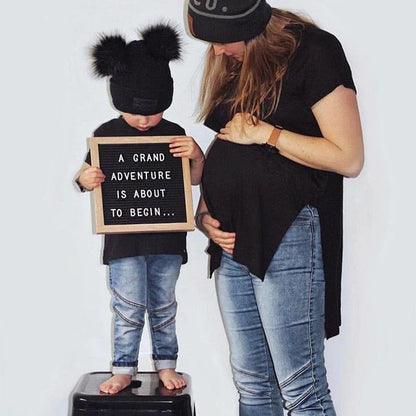 Felt Letter Board 10x10 Inch With Oak Wood Frame - Message Board Decor - ZOOMNSTORE