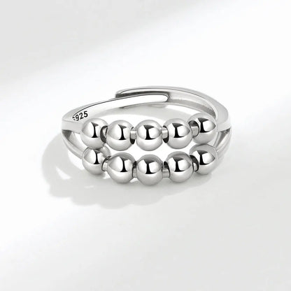 SMJEL Anti Stress Anxiety Ring Fidget Spinner Rings Adjustable for Women Rotating Freely Spinning Accessories Jewelry Gifts - ZOOMNSTORE