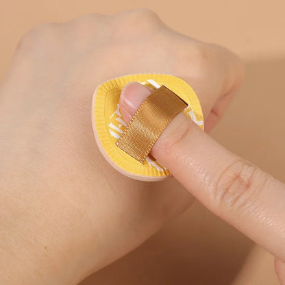 Finger Mini Puff - Teardrop Cosmetic Cushion Puff Set | Soft Makeup Sponge Applicator - ZOOMNSTORE