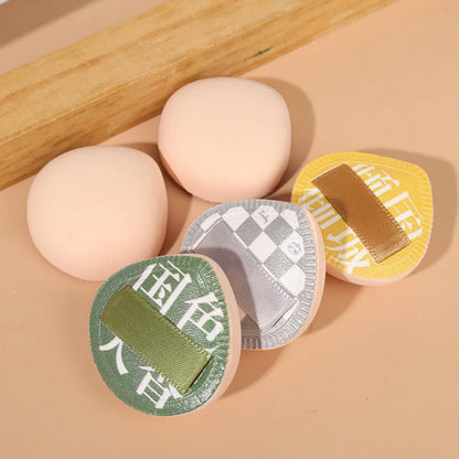 Finger Mini Puff - Teardrop Cosmetic Cushion Puff Set | Soft Makeup Sponge Applicator - ZOOMNSTORE