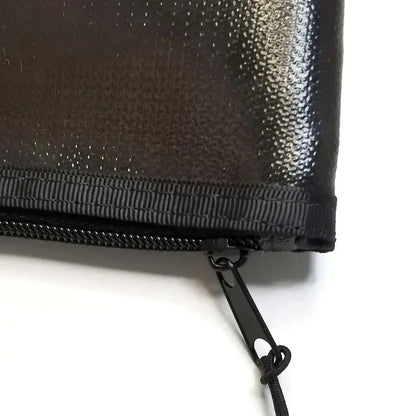 Fireproof Document Bag - Waterproof Cash Pouch With Zipper Safety Storage - ZOOMNSTORE